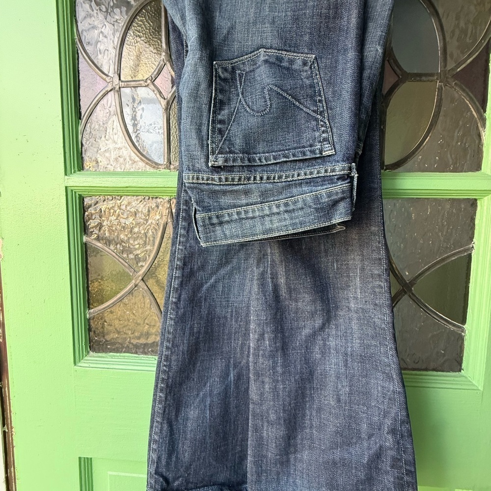 👖 EUC Citizens of Humanity Dita Petite Bootcut Jeans - Dark Blue Wash Size 29 - Picture 3 of 5